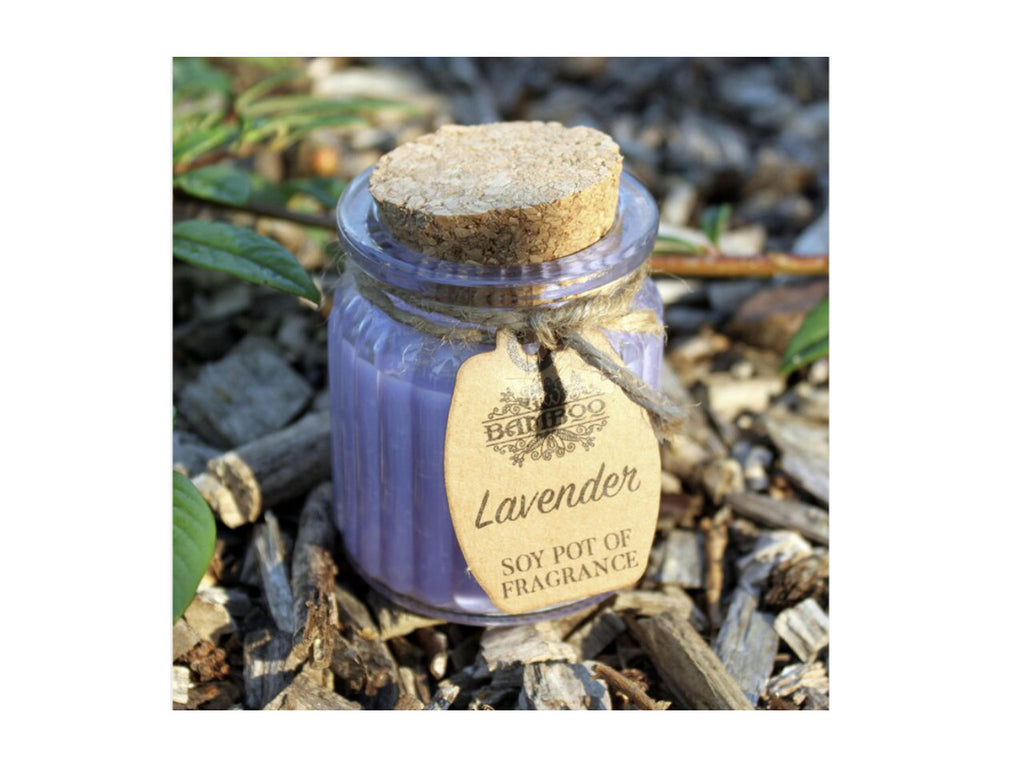 Lavender Soy Wax Candles - Vegan Lavender Candle in Glass