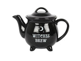 Black Cauldron Tea Set with Cauldron Teapot & 4 Cauldron Mugs