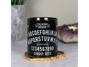 Black Bone China Ouija Board Design Mug - Talking Board Coffee Mug & Tea Cup