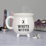 White Cauldron Mug -  White Witch Mug