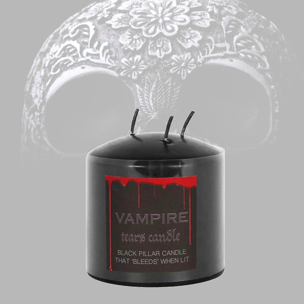 Vampire Blood Black & Red Candle