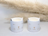 Cat Face Linen Fresh Scented Candle
