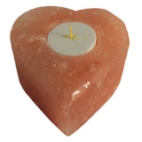 Himalayan Salt Crystal Tealight Holder - Pink Crystals Tea Light Holder - Heart Shaped Candle Holders - Star Shape Candle Pot - Home Decor