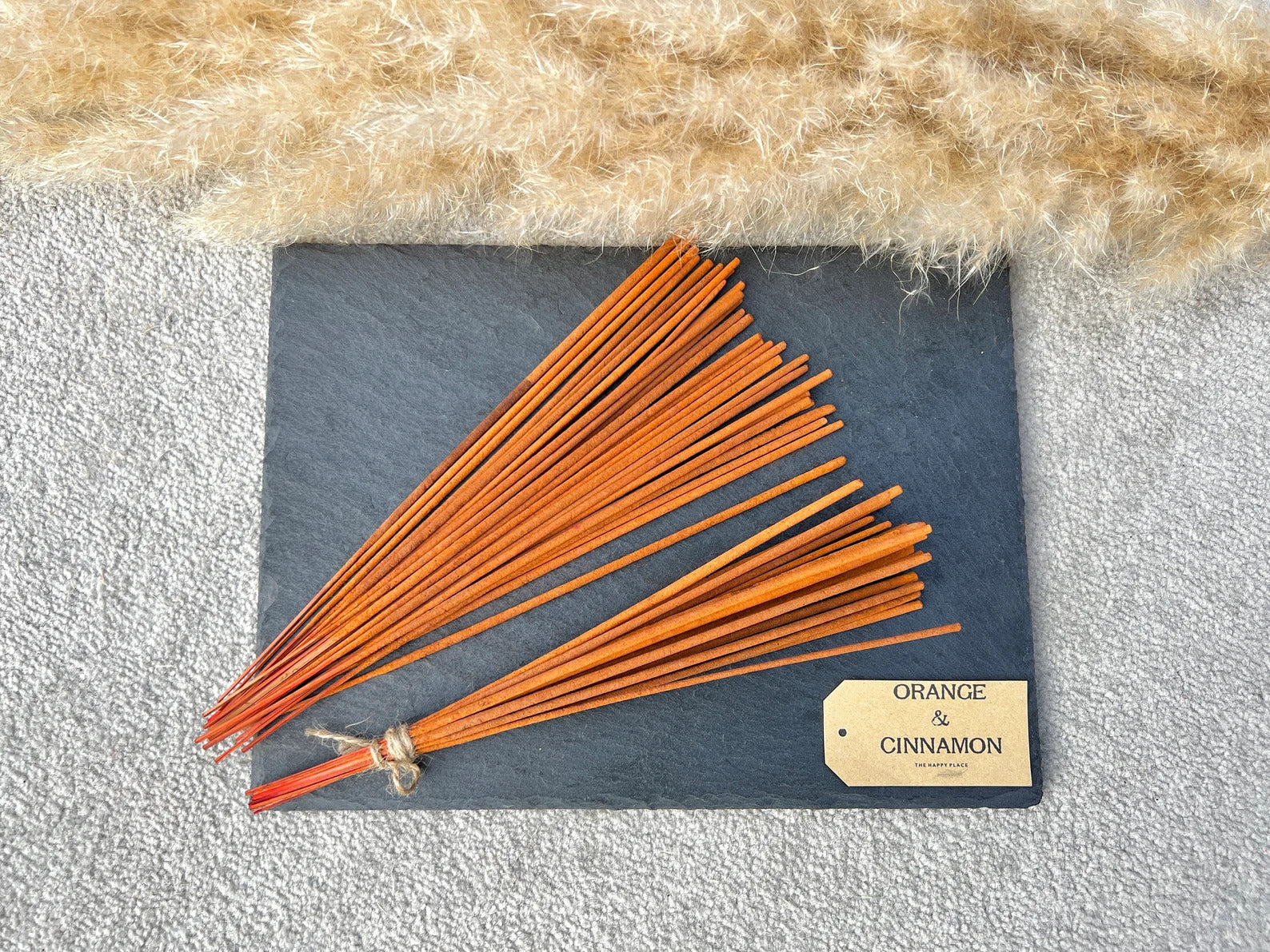 Cinnamon and Orange Incense Sticks - Bamboo Incense Stick