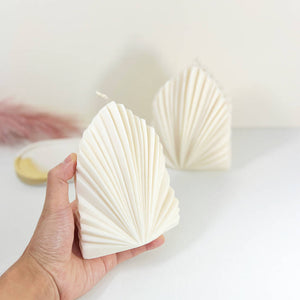 Palm Leaf Shape Candles - Large Palm Spear Candle - Natural Soy Wax Vegan Candle