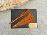 Peach and Mango Incense Sticks - Fruity Scented Incense - Hand Rolled Incense