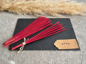 Rose Scent Incense Sticks - Hand Rolled Incense