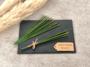 Tulsi Basil Incense Sticks - Aromatherapy Incense Sticks - Sustainable Incense Sticks