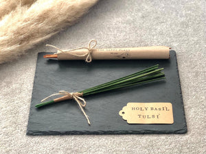 Tulsi Basil Incense Sticks - Aromatherapy Incense Sticks - Sustainable Incense Sticks