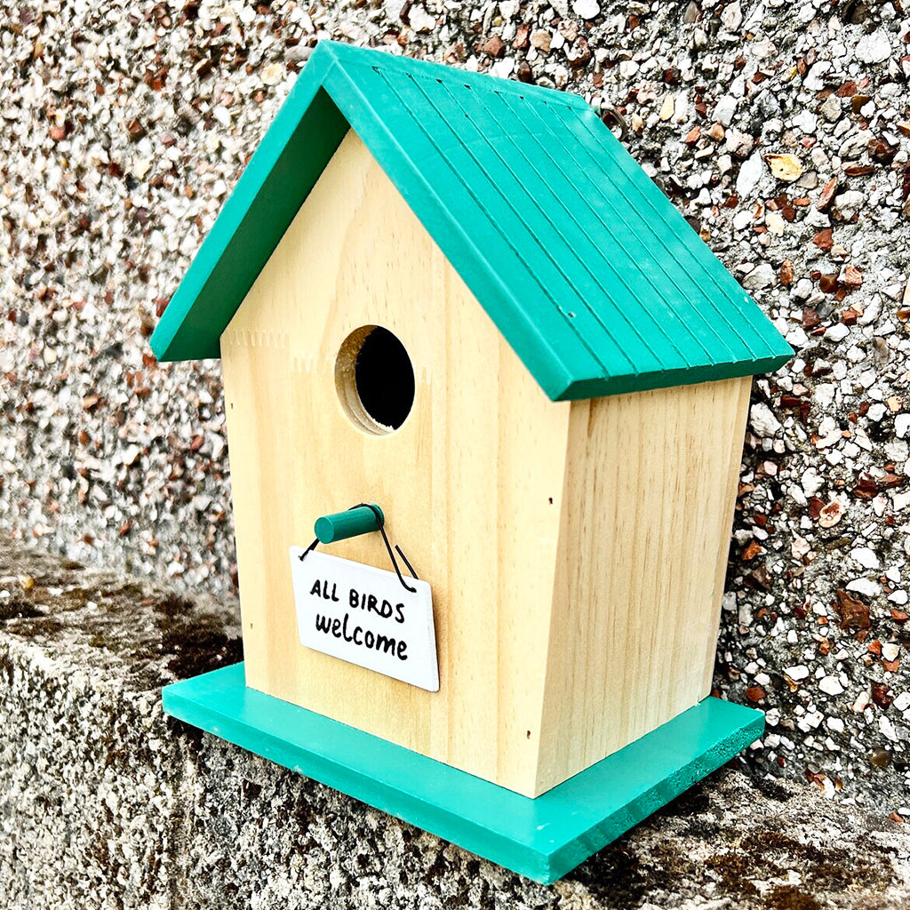 Wooden Garden Bird House - Wildlife Shelter - Garden Decoration