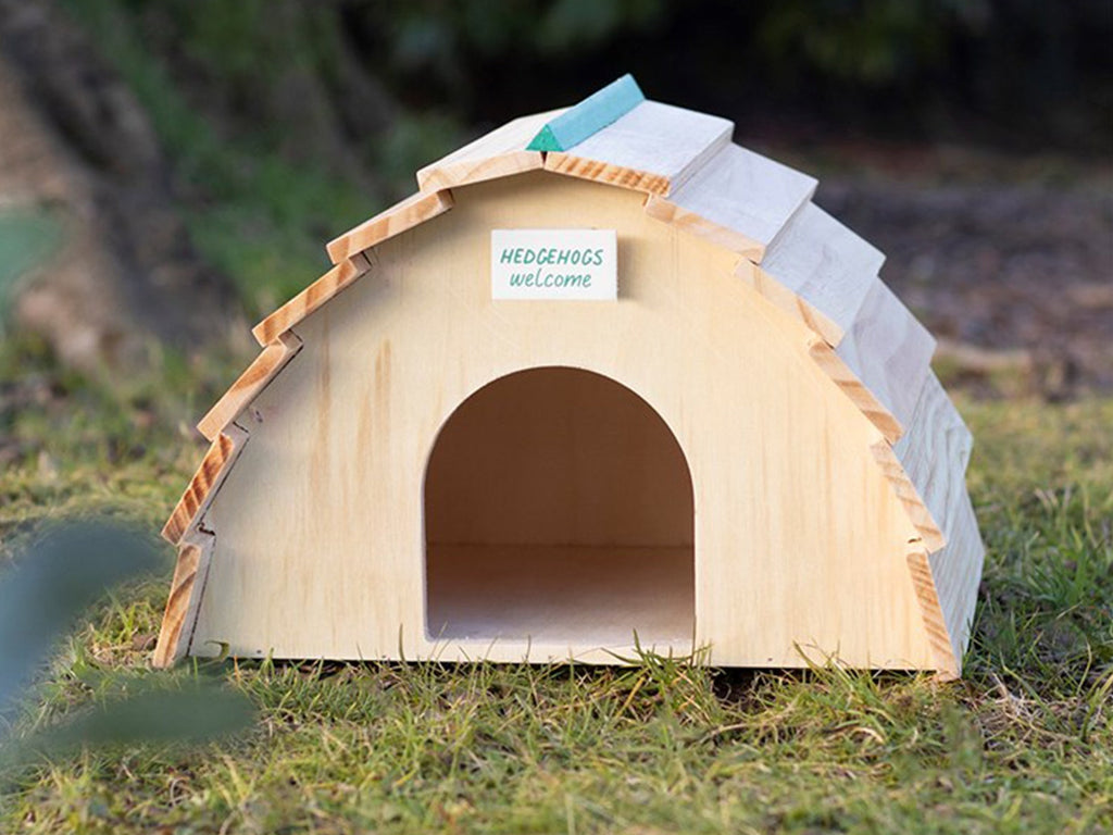 Wooden Hedgehog House for Gardens